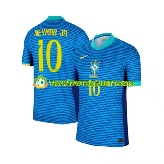 Herre Brasil drakt Neymar JR 10 Borte 2024 Korte Ermer